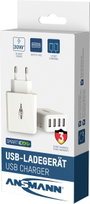 Ansmann HomeCharger HC430 1001-0113 USB-s töltőkészülék Aljzat dugó Kimeneti áram (max.) 6000 mA 4 x 6. bélyegkép