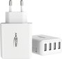 Ansmann HomeCharger HC430 1001-0113 USB-s töltőkészülék Aljzat dugó Kimeneti áram (max.) 6000 mA 4 x 8. bélyegkép