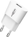 Ansmann HomeCharger HC105 USB-s töltőkészülék 5 W Aljzat dugó Kimeneti áram (max.) 1000 mA Kimenetek 3. bélyegkép