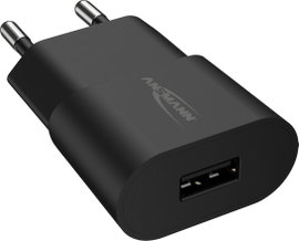 Ansmann HomeCharger HC105 USB-s töltőkészülék 5 W Aljzat dugó Kimeneti áram (max.) 1000 mA Kimenetek