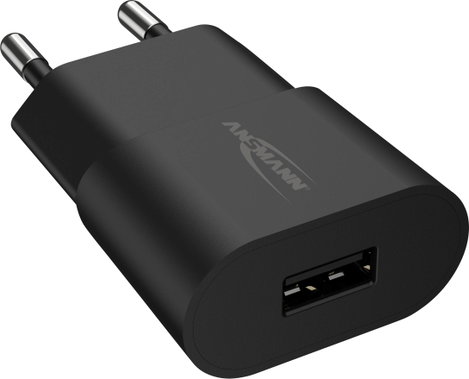 Ansmann HomeCharger HC105 USB-s töltőkészülék 5 W Aljzat dugó Kimeneti áram (max.) 1000 mA Kimenetek