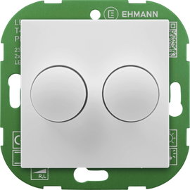 Ehmann 4295x0700 Forgatható dimmer Alkalmas fényforrásokhoz: LED-es izzó, Izzó, Halogén izzó Fehér (