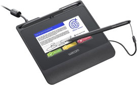 Wacom Signature Set STU-540 & sign pro PDF USB Stift kijelző, aláíró pad Fekete