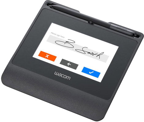 Wacom Signature Set STU-540 & sign pro PDF USB Stift kijelző, aláíró pad Fekete 2. kép