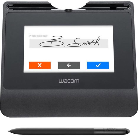 Wacom Signature Set STU-540 & sign pro PDF USB Stift kijelző, aláíró pad Fekete 6. kép