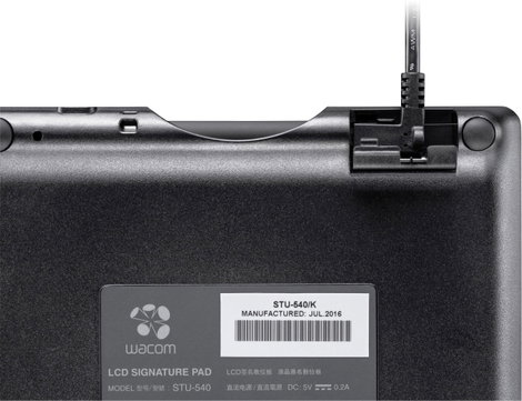 Wacom Signature Set STU-540 & sign pro PDF USB Stift kijelző, aláíró pad Fekete 7. kép