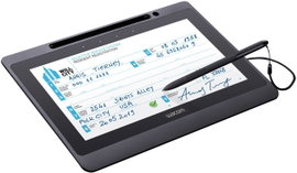 Wacom Signature Set DTU-1141B & sign pro PDF USB Stift kijelző, aláíró pad Fekete