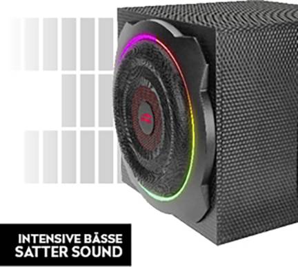 SpeedLink SL-830100-BK 2.1 Számítógép hangszóró Bluetooth™, Vezetékes, USB 60 W Fekete 9. kép