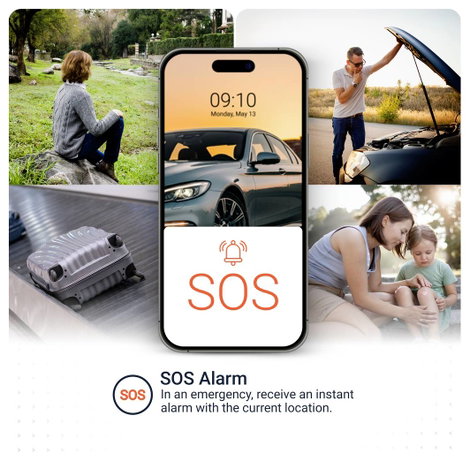 Storage Solutions ALLROUND GPS adatgyűjtő Járműkövetés, Személykövetés, Multifunkciós követés Fekete 4. kép