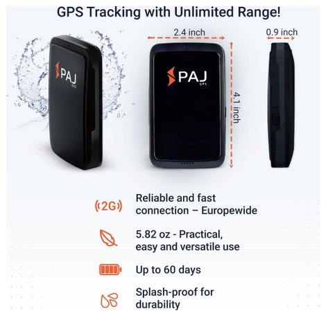 Storage Solutions ALLROUND GPS adatgyűjtő Járműkövetés, Személykövetés, Multifunkciós követés Fekete 5. kép
