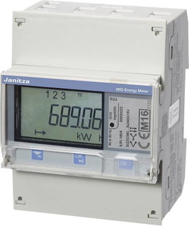 Janitza B24 312-10J Háromfázisú fogyasztásmérő átalakító csatlakozóval 1 db