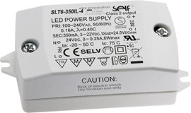 Self Electronics SLT6-350IL-4 LED meghajtó Állandó áramú 7.7 W 350 mA 3 - 22 V/DC Gyúlékony felülete