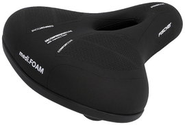 FISCHER FAHRRAD R.E.Med MEMORY FOAM Nyereg Fekete