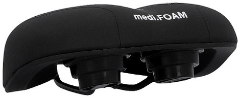 FISCHER FAHRRAD R.E.Med MEMORY FOAM Nyereg Fekete 3. kép