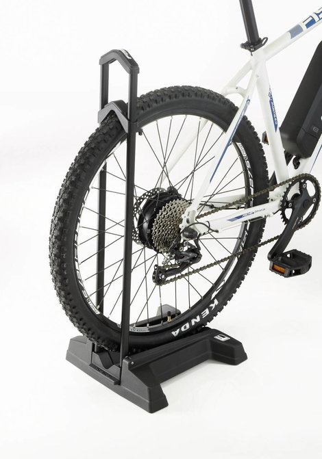 Kerékpár tartó állvány, műanyag/alu, fekete, FISCHER FAHRRAD 10446 2. kép