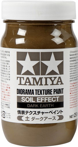 Tamiya 87121 Modellvasút textúra festék Barna 250 ml