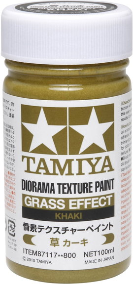 Tamiya 87117 Modellvasút textúra festék Keki 100 ml