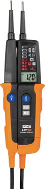 HT Instruments HT10 Kétpólusú feszültségvizsgáló CAT III 1000 V, CAT IV 600 V Akusztikus, Oszlopdiag bélyegkép