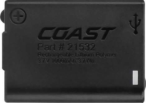 Coast 21532 Tartalék akku Tengerparti LED fejlámpa FL75R Fekete 2. kép