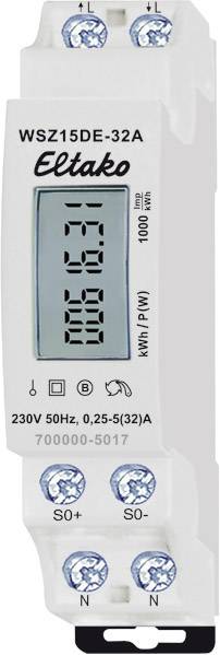 Eltako WSZ15DE-32A Váltóáram fogyasztásmérő digitális 32 A 1 db