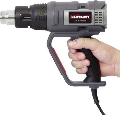 Dino KRAFTPAKET 130220 KRAFTPAKET DIY 2000W 50-600°C Hőlégfúvó Táskával, Tartozékokkal, Fúvóka felté 4. kép