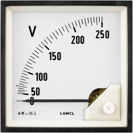 Lumel EA19 500V EA19 500V Beépített mérőeszköz 96 x 96 mm 500 V/AC Forgóvas