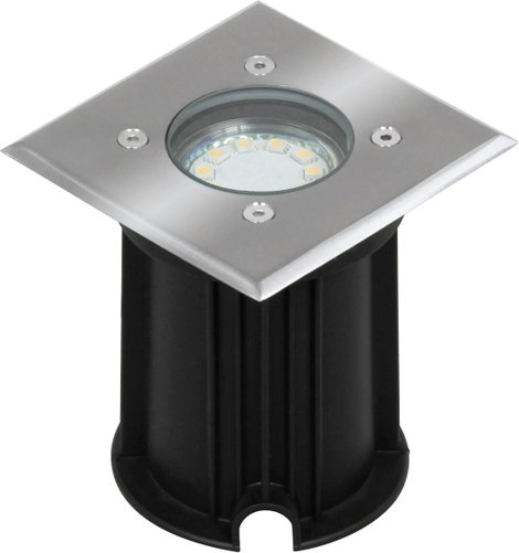 Smartwares 01.586.20 Kültéri beépíthető lámpa GU10 LED 3 W Ezüst