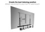 Vogels Sound 3550 Soundbar tartó Fekete 1 db 10. bélyegkép