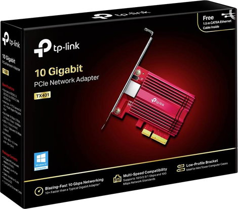 TP-LINK TX401 Hálózati kártya 10 GBit/s PCI 2. kép