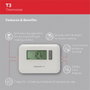 Honeywell Home T3C110AEU Helyiségtermosztát Fali Napi program, Heti program 5 ... 35 °C 8. bélyegkép