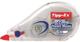 BIC Görgős hibajavítók Korrekturroller Mini Pocket Mouse® 5 mm Fehér 6 m 1 db
