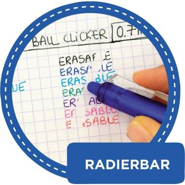 Pilot Rollertollak FriXion Ball Clicker 0.4 mm Fekete 2270001 N/A 1 db 4. kép