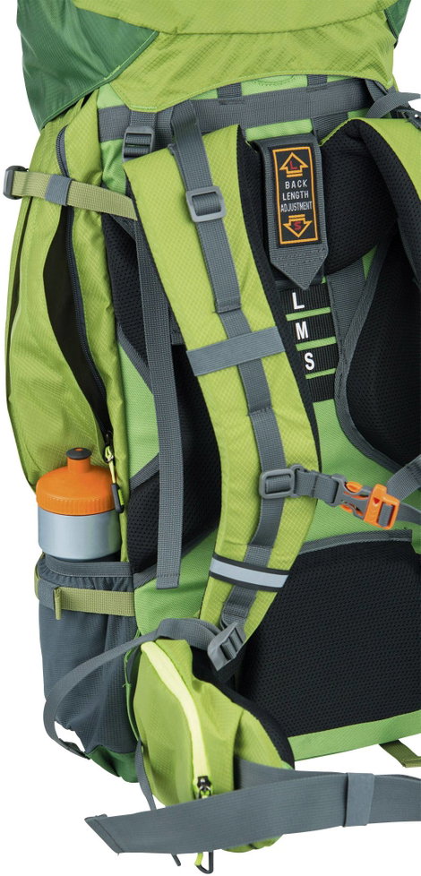 DÖRR Hátizsák Outdoor Pro 65 + Pro 15 65 l (Sz x Ma x Mé) 350 x 750 x 250 mm Zöld 464016 8. kép