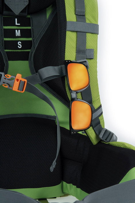 DÖRR Hátizsák Outdoor Pro 65 + Pro 15 65 l (Sz x Ma x Mé) 350 x 750 x 250 mm Zöld 464016 9. kép