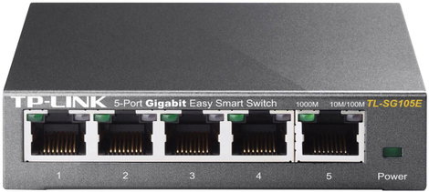 5 portos hálózati switch 1 GBit/s, TP-LINK TL-SG105E