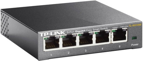 5 portos hálózati switch 1 GBit/s, TP-LINK TL-SG105E 3. kép
