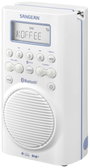 Sangean H205 Fürdőszobai rádió DAB+, URH Bluetooth® Vízálló Fehér bélyegkép