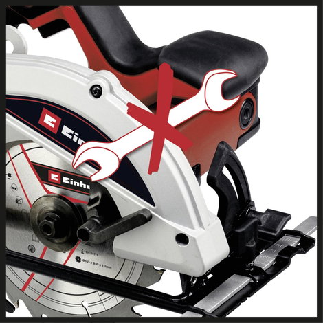 Einhell TC-CS 1250 Kézi körfűrész Vágási mélység max. (90°) 55 mm 1250 W 3. kép