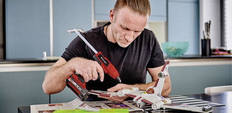 Einhell Power X-Change TE-CG 18 Li - Solo Akkus ragasztópisztoly Tartozékokkal 11 mm 7. kép