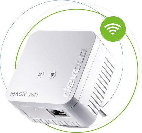 Devolo Magic 1 WiFi mini Powerline WLAN bővítő adapter 8559 EU Powerline, WLAN 1200 MBit/s