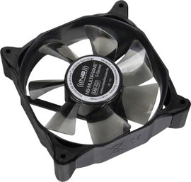 NoiseBlocker Multiframe M8-S2 Számítógépház ventilátor Fekete, Szürke (átlátszó) (Sz x Ma x Mé) 80 x