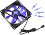 NoiseBlocker BlackSilent XE2 Számítógépház ventilátor Fekete, Kék (átlátszó) (Sz x Ma x Mé) 92 x 92 3. bélyegkép