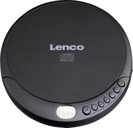Lenco CD-010 Hordozható CD lejátszó CD, CD-RW, CD-R Akkutöltő funkció Fekete