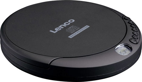 Lenco CD-200 Hordozható CD lejátszó CD, CD-RW, MP3 Akkutöltő funkció Fekete 2. kép