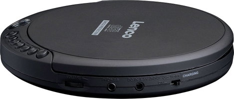 Lenco CD-200 Hordozható CD lejátszó CD, CD-RW, MP3 Akkutöltő funkció Fekete 3. kép