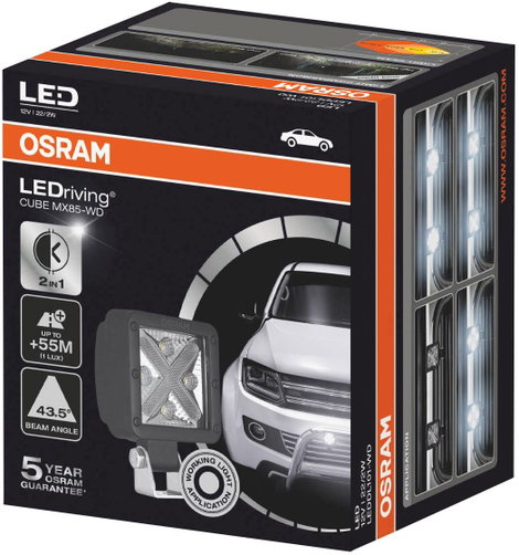 Osram Auto LEDriving CUBE MX85-WD LEDDL101-WD Munkafényszóró 12 V Széles közeli mező világítás (Sz x 3. kép