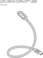 OSRAM Olvasólámpa, LED-es beltéri lámpa ONYX-USB ONYX COPILOT® USB LED 5 V (H x Sz x Ma) 460 x 9 x 2 12. bélyegkép