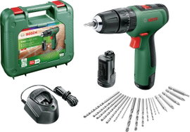 Bosch Home and Garden EasyImpact 1200 Akkus ütvefúrógép 2 sebességfokozat 2. akkuval, Tartozékokkal,