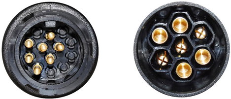 TFA Stecker 88006 Utánfutó adapter [ - Dugó, 7 pólusú] Műanyag 3. kép