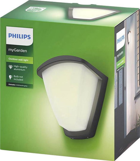 Philips Kiskadee 1738393PN Kültéri fali lámpa LED E27 42 W Antracit 4. kép